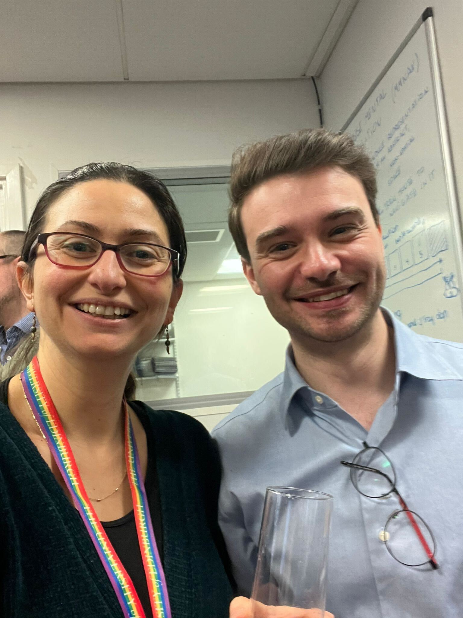 Daniel and supervisor Gülşen.